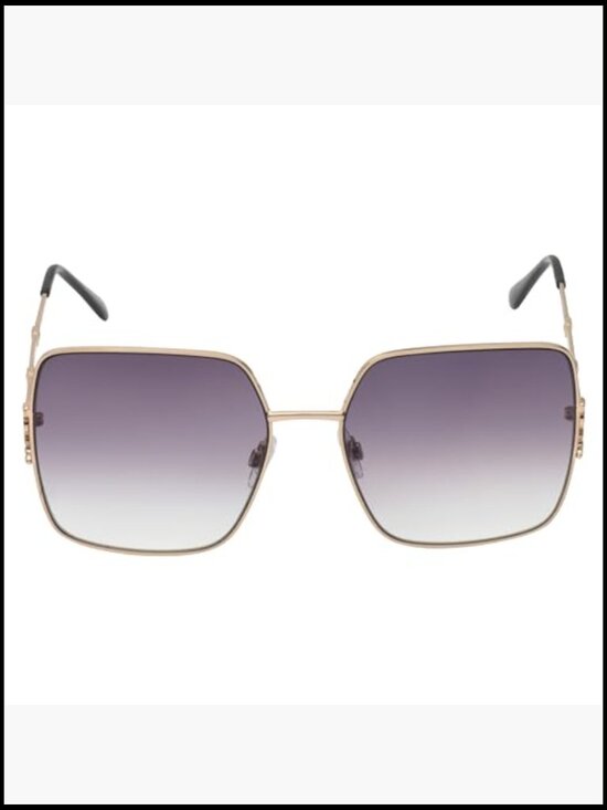 Oversized Cat Eye Square Metal Sunglasses UV400 Protection main image 6